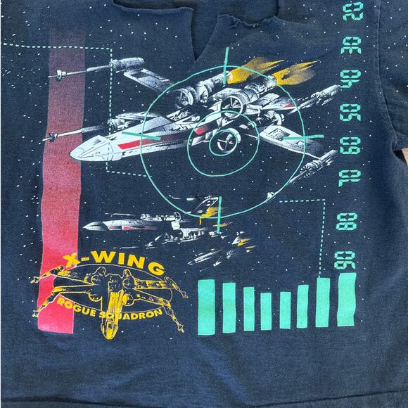 Star Wars - Re Purposed Cut Tee in Faded Black - Picture 2 of 3